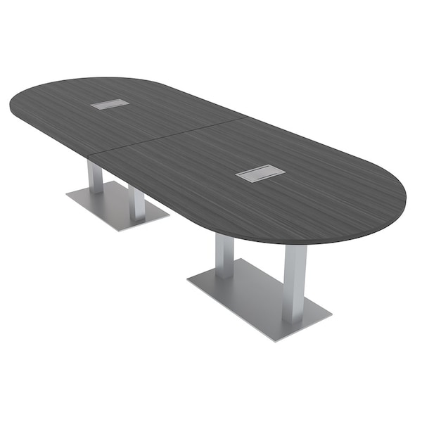 Skutchi Designs 45 in W, 144 in L, 29 in H, Engineered Wood Top, Grey HAR-RAC-46x143-DOU-ELEC-ASIANNIGHT - main